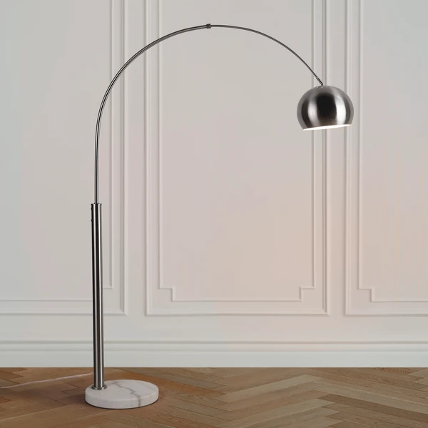 Orson Floor Lamp - Nickel - Image 2