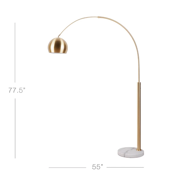 Orson Floor Lamp - Brass - Image 4