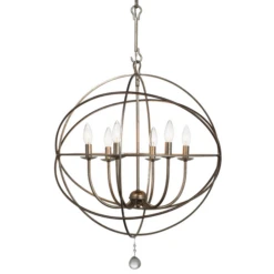 Eclipse Chandelier - Olde Silver