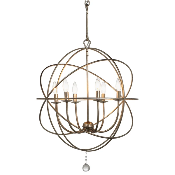 Eclipse Chandelier - Olde Silver - Image 2