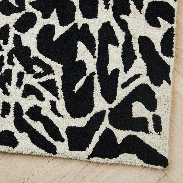 Javari Rug - Black/Ivory - Image 2