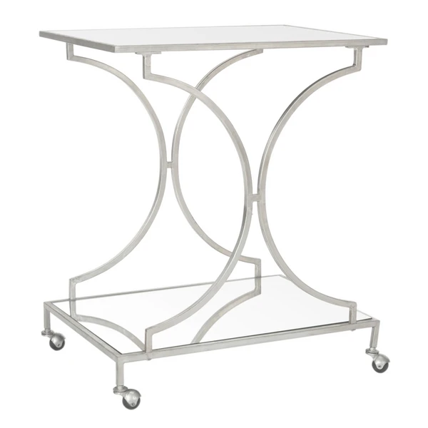Arden Bar Cart - Silver - Image 2