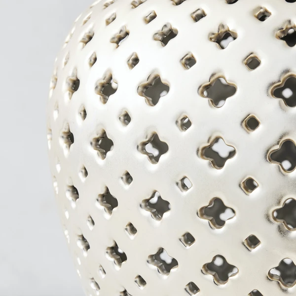 Ceramic Filigree Jar - Image 3