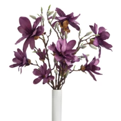 Faux Magnolia Spray - Set Of 3