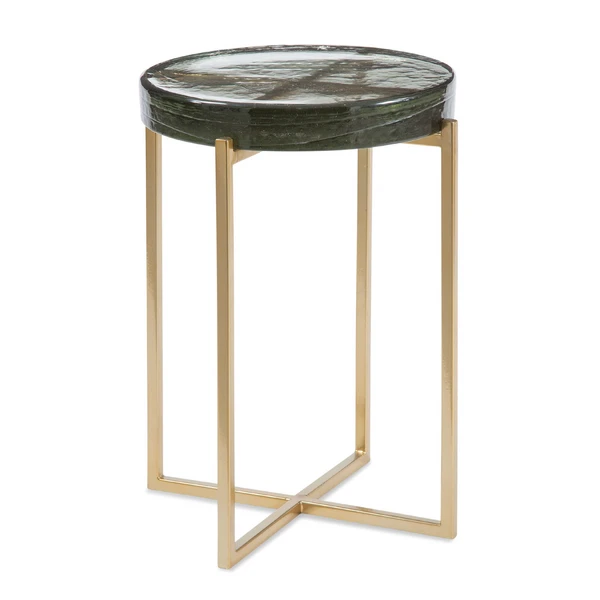 Livorna Round Accent Table - 19"H