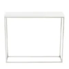 Cory Console Table - White/Silver