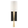 Taylor Wall Sconce - Brass/Black