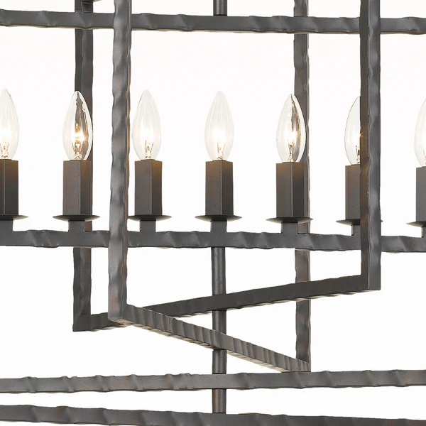 Knix 9 Light Chandelier - Image 2