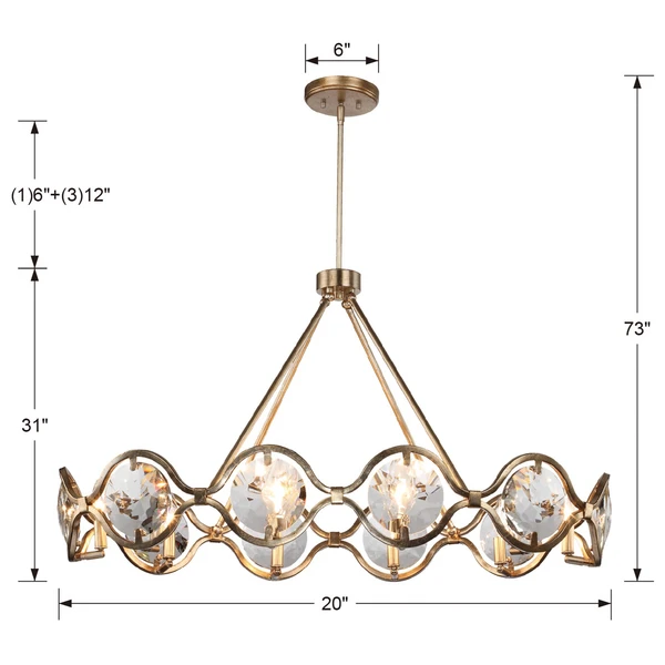 Kinsley Chandelier - Image 4