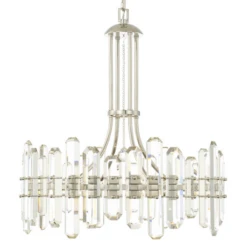 Fallon 8 Light Chandelier - Polished Nickel