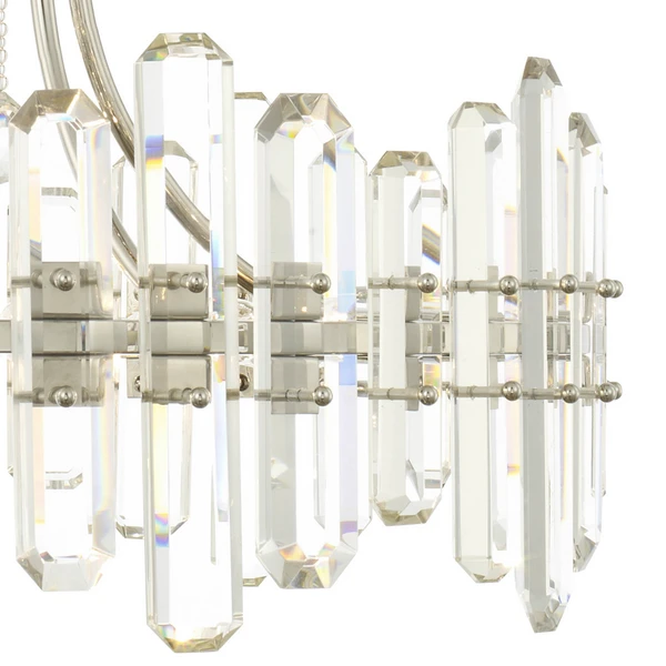 Fallon 8 Light Chandelier - Polished Nickel - Image 3