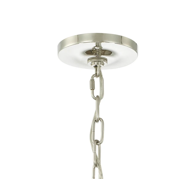 Fallon 8 Light Chandelier - Polished Nickel - Image 4
