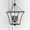 Pagoda Chandelier - Matte Black