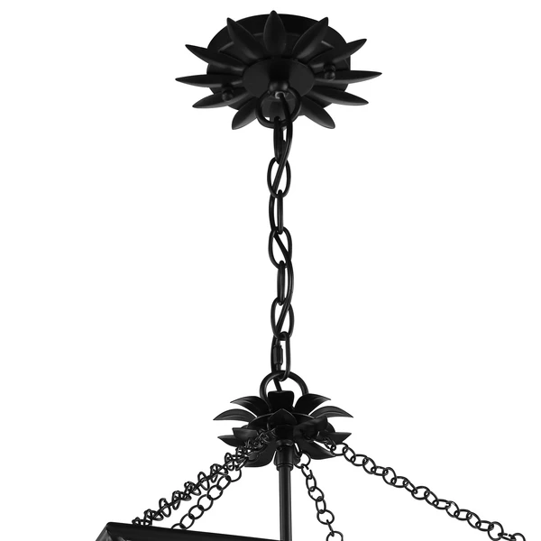 Pagoda Chandelier - Matte Black - Image 2