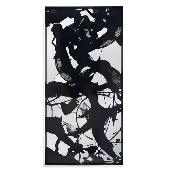 Mantra Art On Floor Mirror - Image 3