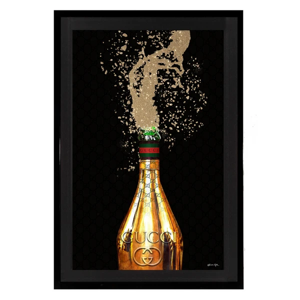 Italian Champagne - Framed Embellished Print - Image 5