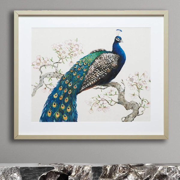 Peacock And Blossoms 1 - Image 2