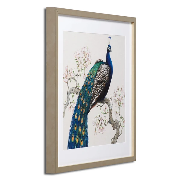 Peacock And Blossoms 1 - Image 3