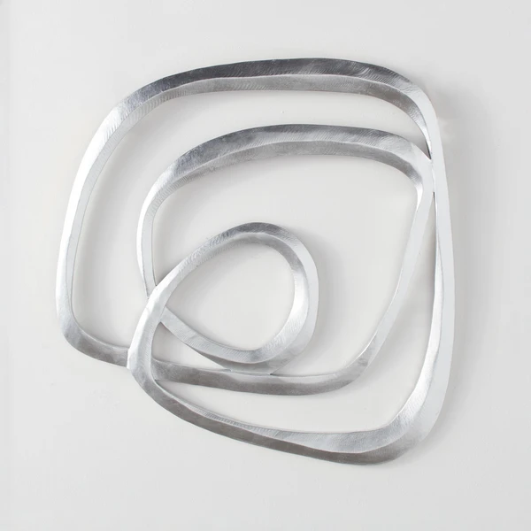 Infinity 2 Wall Decor - Silver